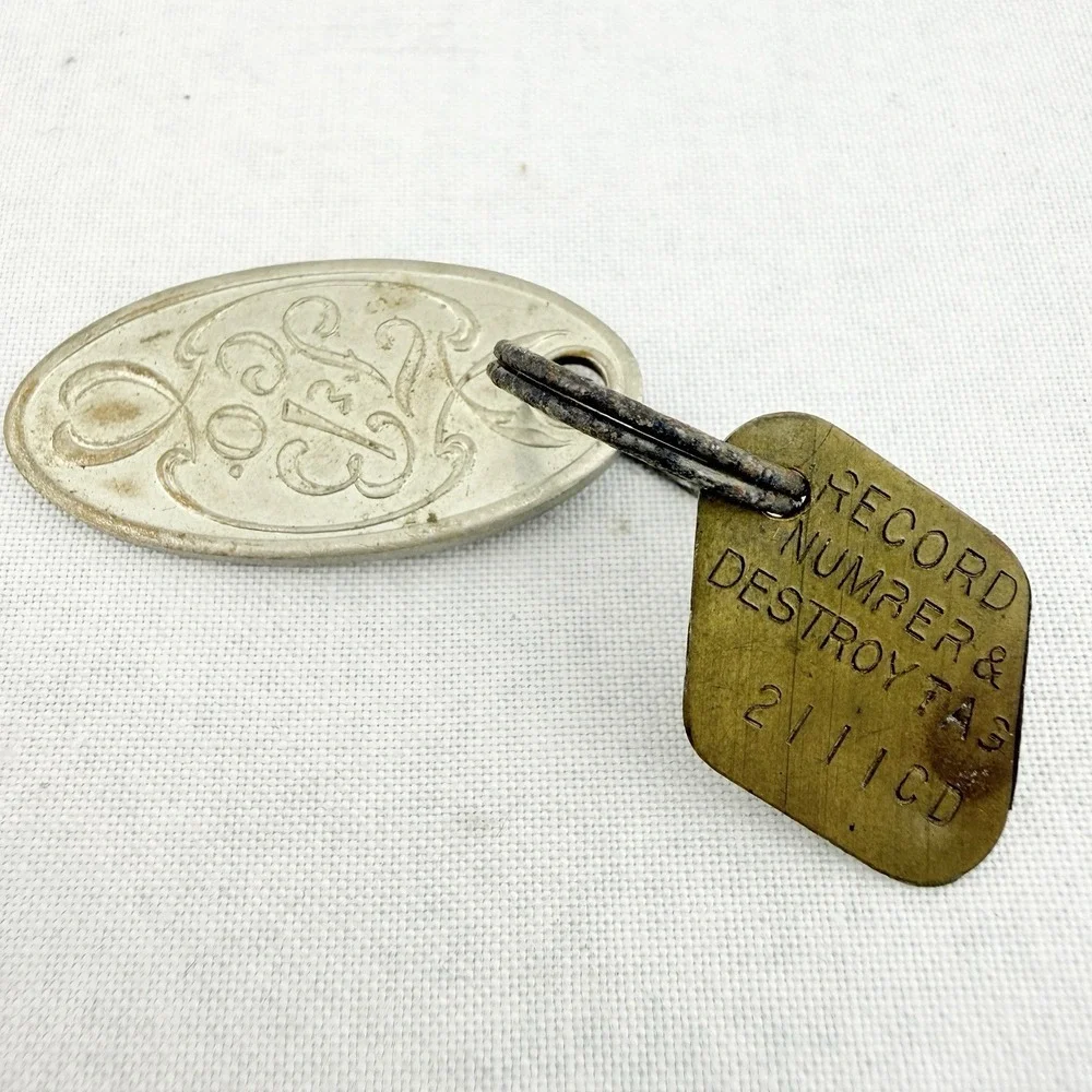 Vintage Famous & Barr Co Dept Store Key Fob & 